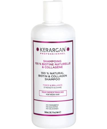 Kerargan - Masque Capillaire la K ratine pour R g n rer et Fortifier le Cheveu & - Shampoing la Biotine et au Collag ne Pour Donner Force et Brillance - Cheveu Ab m et Fin - Sans Sulfate + Shampooing cheveux Kerargan K ratine - Buy Online on GoSupps.com