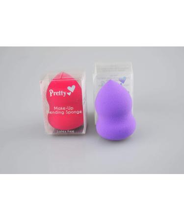 Pretty Make Up Blending Sponges | Latex Free | Cosmetics Foundation & Concealer