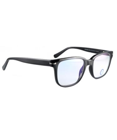 Optimoda screen B2 safety glasses with blue light protection against harmful blue light & UV protection (screens computer PC tablets smartphones TV) gaming glasses-men and women black