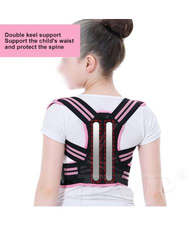 Adjustable Posture Corrector Belt Orthopedic Corset Spine Back Lumbar Shoulder Braces Pink S code - Buy Online on GoSupps.com