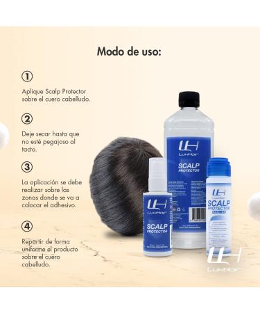 Luxhair Scalp Protector 1L - Ultimate Protection Against Irritation for Hair Prostheses - Buy Online on GoSupps.com