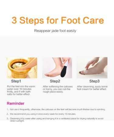 Professional Foot Callus Remover Pedicure Tools - Double Sided Foot File for Dead Skin - 5pcs Pack - Black - Buy Online on GoSupps.com