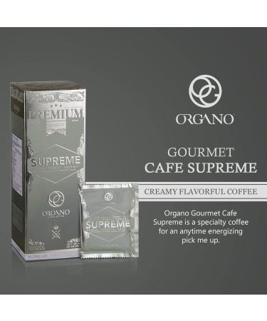 4 Boxes ORGANO Caf Supreme 100% Ganoderma Lucidum with Ginseng (80 Sachets) - Buy Online on GoSupps.com