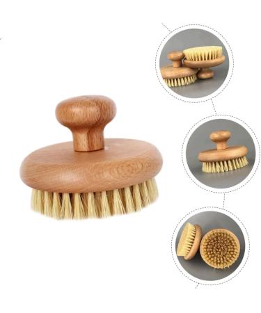 FRCOLOR 2 Pcs Bath Brush Set - Portable Massager & Scrubber for Body| Dead Skin Exfoliation| Handled Design| 10x10cm Sisal Brushes - Buy Online on GoSupps.com