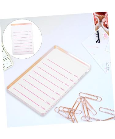 Colorful Eyelash Board - Lash Grafting Tool & Extension Holder | False Lash Pallet & Pad for Professionals - Buy Online on GoSupps.com