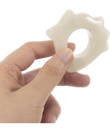 Buy Baluue Jade Gua Sha Facial Massage Board - Natural Ring-Shaped Shaving Tool for Face & Body Care | International Shipping - Buy Online on GoSupps.com