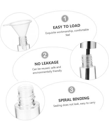 Mikinona Mikinona 6 Sets Cosmetic Transfer Tube and Container Refillable Mascara DIY Clear Mini Eyelash Curls Ml Lip Kit Interior Makeup Funnels Tubes Cream - Buy Online on GoSupps.com