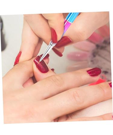 minkissy 1pc Nail Art Drawing Pen Nail Tools Nail Gel French Brush for Nails Women Nail Brush Pen Nail Drawing Brush Manicure Kits Manicure Pen Brush Nail Art Tool Nails Brush Pen Nail Lamp - Buy Online on GoSupps.com