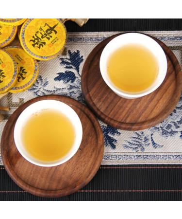 HQZM Yunnan 500g 1764oz Banzhang Aged Pu Erh Raw Tea Small Cakes Dark Tea Aged Charm with Honey Scent - Buy Online on GoSupps.com