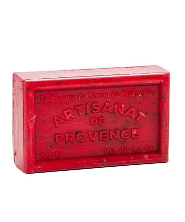 Buy Savon de Marseille - Organic Shea Butter French Soap - Red Wine Fragrance - All Skin Types - 125g Bar - International Shipping Available - Buy Online on GoSupps.com