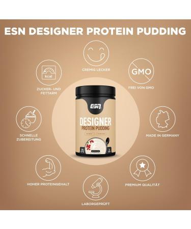 ESN Designer Protein Pudding - 360g Neutral Flavor | 23g Protein per Serving | High-Quality German Protein Powder - Buy Online on GoSupps.com