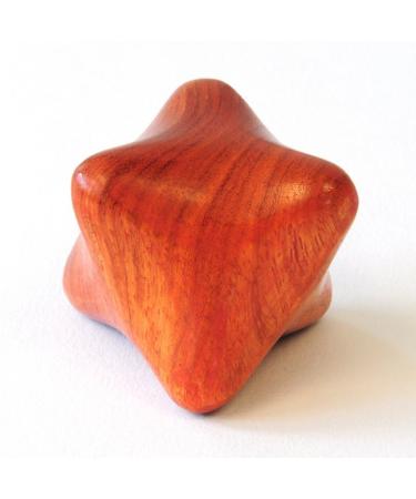 Massage wood Prisma smooth hardwood for trigger point massages Massage aid wooden hand massage
