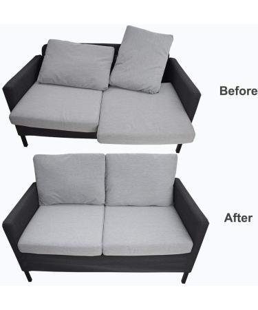 Aobrill Non Slip Cushion Pad  Hook Loop Tape for Reduce Couch Cushions Sliding (6 x 6 inch)- (8PCS  Black) 8 Black - Buy Online on GoSupps.com