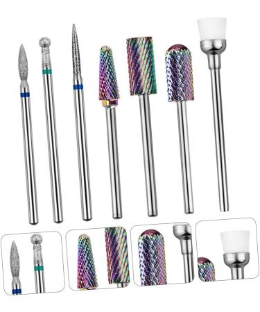 POPETPOP 1 Nail Drill Set Nail Polisher Bit Cuticle Drill Bit Nail Art Supplies Nail Grinding Tools Electric Nail File Nail File Electric Acrylic Nail Bit Tungsten Steel Hard Polishing File 5.1x0.7cm As Shown - Buy Online on GoSupps.com