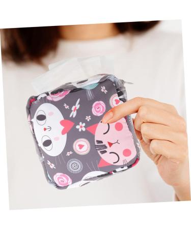 Ipetboom 4-Piece Women's Bandage Travel Period Bags | Stylish Menstrual Storage Pouches | Compact & Decorative Cases - Buy Online on GoSupps.com