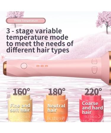 Effortless Hair Curler - Create Perfect Curls with Ease | 28mm Pink Curler (No Box) - UK - Buy Online on GoSupps.com