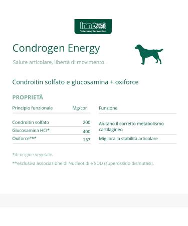INNOVET Condrogen Energy 60 tablets - Buy Online on GoSupps.com