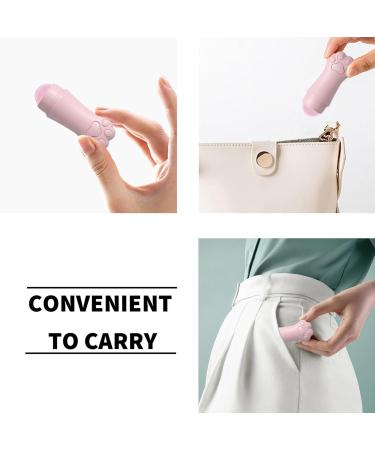 Jade Face Roller Puffiness Reducing Roller Facial Roller Skincare Roller Cat Claw Facial Skin Massager Roller Jade Stone Skin Care Tool Relaxing Jade Roller for Skin Pink - Buy Online on GoSupps.com