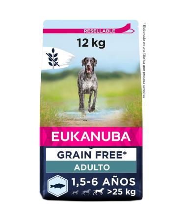EUKANUBA Grain Free Dog Food Adult Large Breeds Rich in Fish 12kg