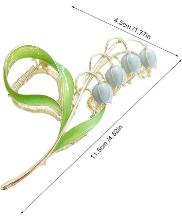 Lily of The Valley & Orchid Flower Hair Clips - Hair Styling Accessories for Women - Buy Online on GoSupps.com