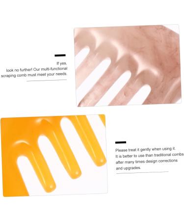 Fomiyes 4-Piece Coffee Scent Massage & Gua Sha Tool Set Scalp Scratch Comb & Scraping Board for Ultimate Relaxation & Skin Care - Buy Online on GoSupps.com