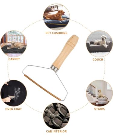 2 pcs Lint Remover on Carpet Pet Hair Remover Dog Cat Hair Remover Reusable Lint Shaver Roller Cleaner Clothing Fabric Sofa Furniture Car - Buy Online on GoSupps.com