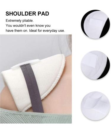 EXCEART 2 Pairs Shoulder Pad Set - Hook and Loop Tape Sponge Pads for Clothes, Knitwear, Men, Women - Buy Online on GoSupps.com