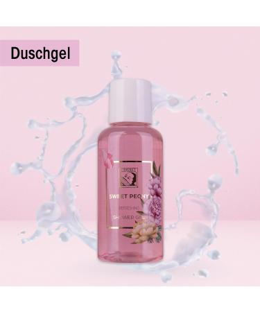 Accentra Sweet Peony Shower Set - Women's Gift Set in Elegant Box | Perfect for Valentine's Day Mother's Day & Christmas | 2-Part Care Set with Shower Gel & Body Lotion - Buy Online on GoSupps.com