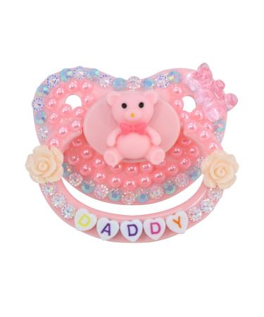 Adult Sized Pacifier Candy Cute Baby Pacifiers (Pink Bear)