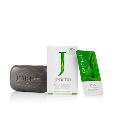 Jericho Natural Acne Treatment Soap - 4.4 oz | Effective Acne Solution for All Skin Types - International Shipping Available - Buy Online on GoSupps.com