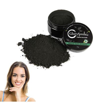 Natural Charcoal Tooth Whitening Powder - Activated Carbon for Whiter Teeth & Effective Cleaning - Buy Online on GoSupps.com