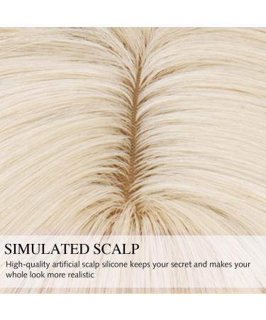 Yamel Wavy Bob Wig with Bangs - Shoulder Length Short Curly Wig in Foxy Hair Colour for Women - Buy Online on GoSupps.com