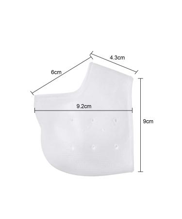 Buy Heel Spur Bandage Gel Socks - Moisturizing Silicone Compression Stockings for Men & Women | Foot Bandage for Fasciitis & Heel Protection - Buy Online on GoSupps.com