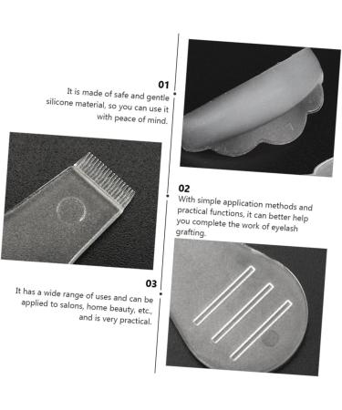 Y-Shaped Mascara Brush & Eyelash Pads - Premium Eyelash Extension Supplies for Perfect Lash Lifts | Silicone Tools for Makeup & False Eyelash Application - Buy Online on GoSupps.com