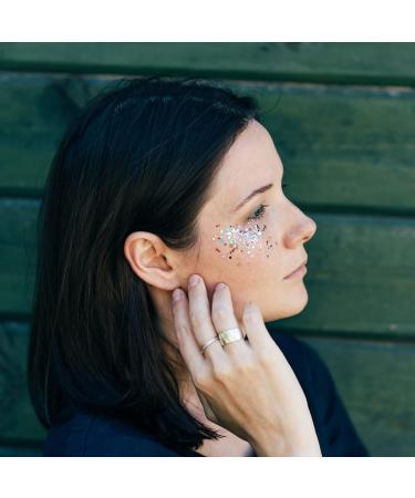 CKFYahp Body Glitter Gel - Sparkling Mermaid Sequin Lotion for Face Hair Lips & Nails | Festival Party Makeup Decoration - Buy Online on GoSupps.com