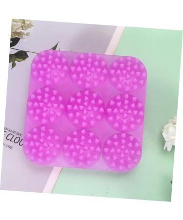 Healeved 2pcs Hair Scrubber & Shampoo Brush Set - Purple Cleaning & Massage Brush for Bath - Best for Gentle Scalp Care - Buy Online on GoSupps.com