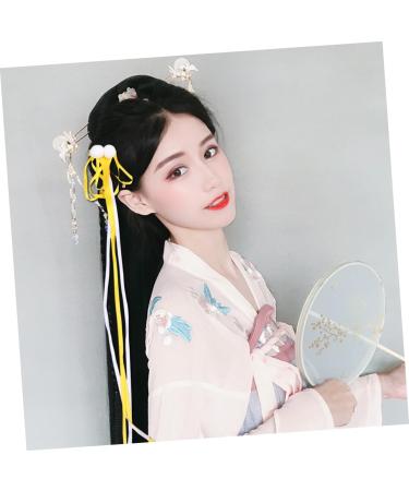 TOYANDONA 2 Pairs Chinese Style Hairpin Chinese Hair Scrunchies Chinese Style Hair Pin Clips for Hair Children Hair Clips Furry Balls Hairclip Earth Tones Girl Child Japan - Buy Online on GoSupps.com