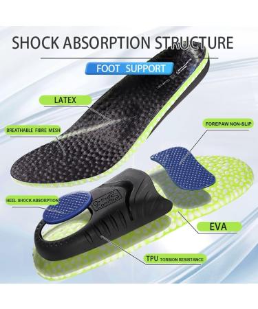 Men's & Women's Arch Support Orthopedic Insoles - Shock Absorbing Cushions for Pain Relief | Sports Sole Inserts - Buy Online on GoSupps.com