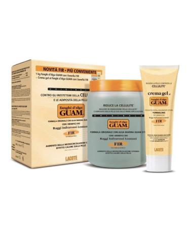 Mud D' Alga Guam Fir Convenience 1 kg + Cream Gel 200 Ml - Buy Online on GoSupps.com