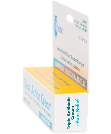 (2 Pack) Globe First Aid Antibiotic Cream + Pain Relief Neomycin Polymyxin B Pramoxine HCl Soothes Painful Cuts Burns and Scrapes 24 Hour Infection Protection - Buy Online on GoSupps.com