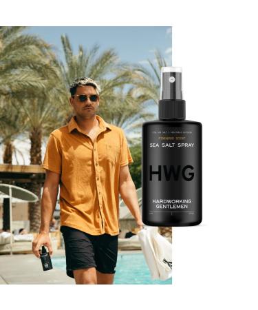 Hardworking Gentlemen Sea Salt Spray - Water-Based Texturizing Hair Product for Men - Adds Volume & Texture for Professional Styling - Buy Online on GoSupps.com