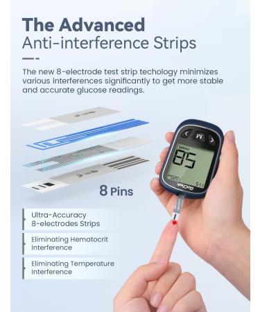 Vivachek Diabetes Test Kit with Ketone & Hypo Warning, NHS Approved, 900 Memory Glucose Monitor - 25 Test Strips & Lancets Included - Buy Online on GoSupps.com