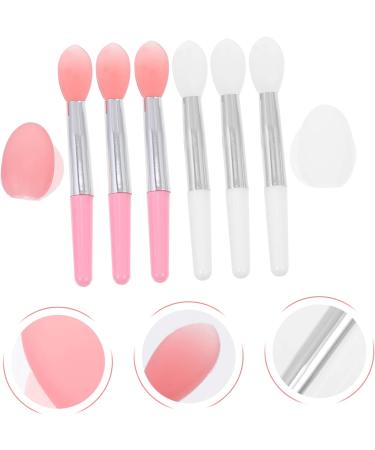 POPETPOP 2 Sets Lip Stick Dust Cover Silicone Lip Covers Lip Gloss Brush Lip Exfoliator Brush Lip Brush Girl Make up Kit Convenient Lip Mask Brush Lips Miss Facial Mask Silica Gel - Buy Online on GoSupps.com