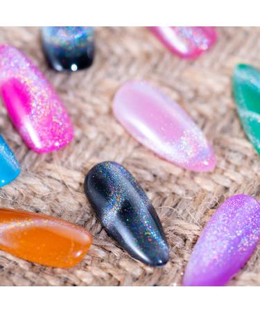 Burano Universal Rainbow Cat Eye Gel Polish - Holographic 9D Magnetic Nail Art for DIY and Salon Use - Buy Online on GoSupps.com