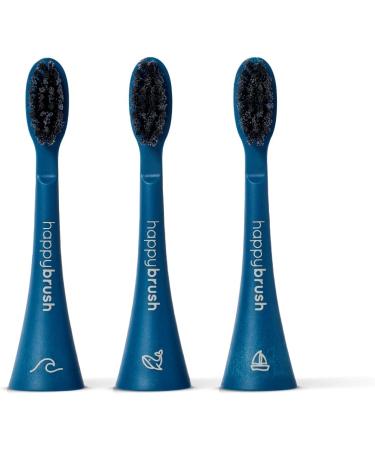 Buy Happybrush 9-Piece Replacement Brushes for Vibe 3 Electric Toothbrush | Icon Differentiated Heads | Blue Ocean Rounded Bristles - International Shipping Available - Buy Online on GoSupps.com