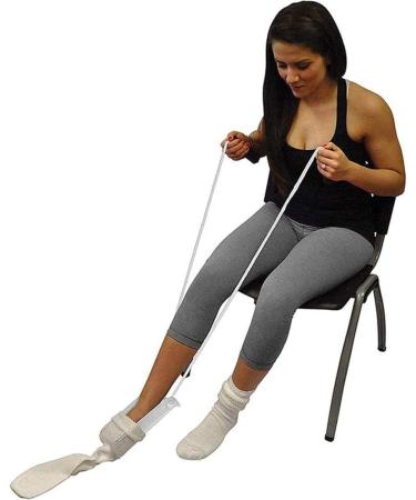 Easy Sock Aid for Compression Socks | Adjustable Cords & No Bending | Ideal for Pregnant & Elderly - Buy Online on GoSupps.com