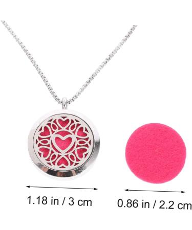 SOESFOUFU 1 Set Necklace Essential Oil Necklace Wrist Chain Chic Perfume Necklace Women Pendant Necklace Hollow-Out Perfume Necklace Stainless Fragrance Necklace Women Necklace - Buy Online on GoSupps.com