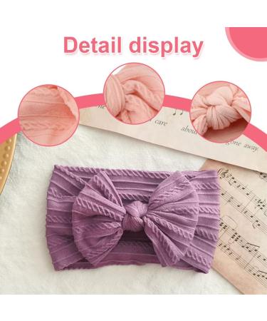 Shop Eihi 4-Piece Baby Girls Headband Set | Nylon Hair Bands for Newborns & Toddlers - 4 Colors Available - Buy Online on GoSupps.com