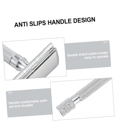 Didiseaon Manual Safety Razor for Men - Durable Stainless Steel Double Edge Shaving Tool Beard Trimmer & Old Fashioned Single Blade Scraper - Buy Online on GoSupps.com