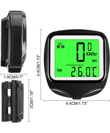 Finibo Wired Bicycle Computer - Waterproof 23-Function Speedometer & Mileage Counter for Cyclists - Buy Online on GoSupps.com
